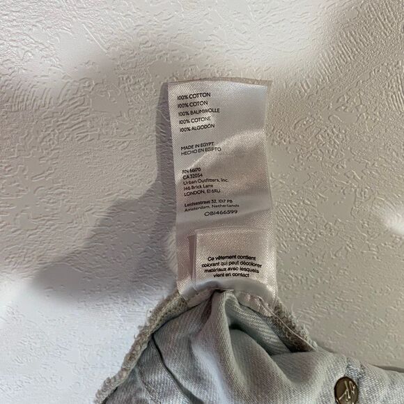 We The Free by Free People Light Wash Denim Cutoff Shorts Women’s Size 25 - Picture 5 of 9